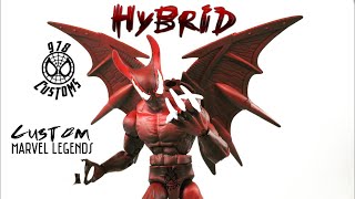 HYBRID custom Marvel Legends Spider-Man / Venom 6” action figure review