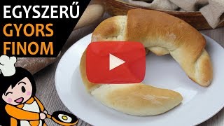 Házi kifli - Recept Videók