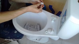 Как собрать, установить и закрепить сиденье для унитаза?