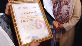 6 миллионунчу кыргызстандык жаран төрөт үйүнөн чыгарылды