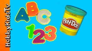 Play-Doh ABC 123! Letters + Numbers Arts N Crafts Fun HobbyKidsTV