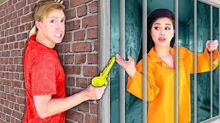 I BREAK INTO PRISON TO RESCUE VY & PZ4 HACKER GIRL! We Escape Trap via Underground Tunnel!