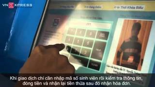 Sinh viên SPKT chế tạo máy thu học phí tự động - VnExpress