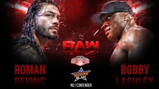 Roman Reigns Vs Bobby Lashley Raw 23 July 2018 Highlights! WWE Monday Night Raw 7/23/2018 Highlights