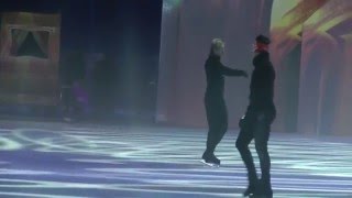 Евгений Плющенко и Джонни Вейр репетируют "шахматы" и вообще милое видео) Снежный Король 28.12.15
