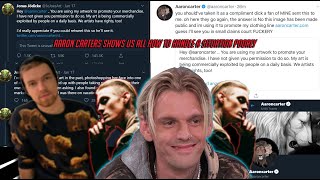 Aaron Carter's Twitter meltdown over an artist request was delicious