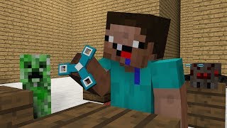 Monster School: Noob life - Pig operation - Brave - Weapons  - Minecraft Animation