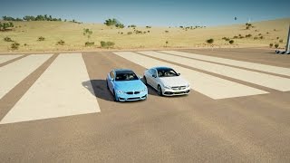 Forza Horizon 3: Mercedes-AMG C63 S vs BMW M4 Drag Race