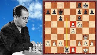 Capablanca Surprises His Opponent With A Brilliant Combination
