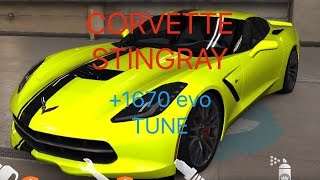 CSR Racing 2 Corvette Stingray +1670 tune *BEATS EVERYTHING!*