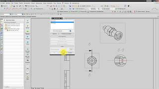 Siemens NX. Drafting. Изменение границы сечения (Unigraphics)