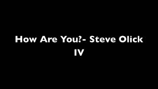 How Are You?