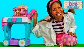Doc McStuffins Toy Hospital Care Cart !  || Disney Toy Reviews  || Konas2002