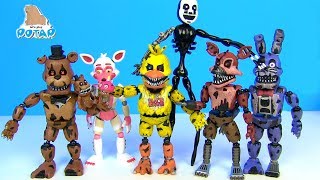 ФНАФ! Ночные Марионетки Фредди, Фокси, Чика и Бонни FNAF Видео для детей! Мультик от My toys Potap
