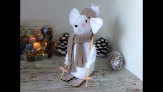 Символ года 2020 мышка из флиса своими руками//мышь мк/Crochet mouse 2020