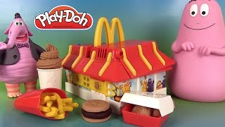 Play Doh McDonald’s Restaurant Playset Pâte à modeler Mcdo Frites Barbapapa