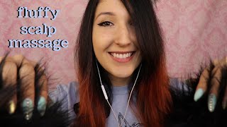 ASMR - FLUFFY TIME ~ Soft, Relaxing Scalp Massage w/ Fluffy Mic Covers ~