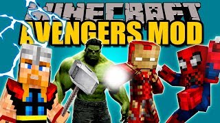 AVENGERS MOD - Trajes con superpoderes en minecraft :v - Minecraft mod 1.7.10 Review ESPAÑOL