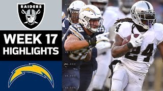 Raiders vs. Chargers | NFL Week 17 Game Highlights