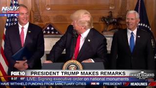 WATCH: President Trump Comments and JOKES About Maine Governor LePage's Weight (FNN)