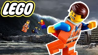 TSUNAM ATACA CIDADE NO LEGO !