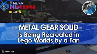 Metal Gear Solid is Being Recreated in Lego Worlds by a Fan