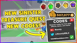 *SINISTER SEWERS* 6 NEW SECRET CODES TREASURE QUEST ROBLOX