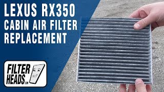 How to Replace Cabin Air Filter 2015 Lexus RX350