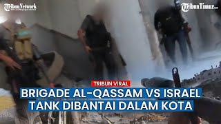 Brigade Al-Qassam Rilis Video Momen Kendaraan Militer Israel yang Keok usai Diserang Rudal