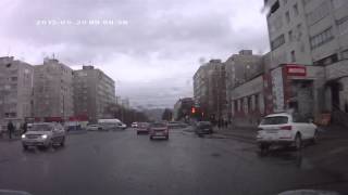Выезд на перекресток на красный