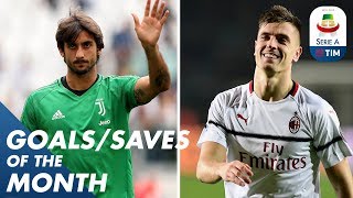 Perin incredible double save and Piątek wonder strike | Goals & Saves of the Month | Serie A