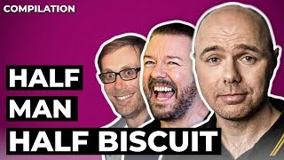 "Half Man, Half Biscuit" - Karl Pilkington Compilation w/Ricky Gervais & Steve Merchant