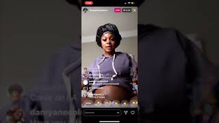 AMOUR JAYDA HAVING CONTRACTIONS ON IG LIVE | SISYOUDIDNTMISSIT