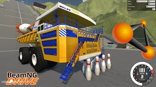Truck Bowling Madness Crash and Fail Compilation - BeamNG Drive Crashes