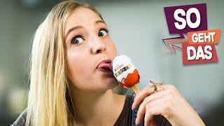 mega leckeres KINDER ÜBERRASCHUNGS EIS selber machen!