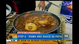 Paksiw na pata sa pinya, inihain ni Chef Boy Logro | Unang Hirit