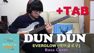 EVERGLOW (에버글로우) - DUN DUN [Bass Cover + TAB] (use headphone ? for better quality)