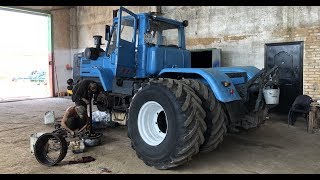 Трактор Т-150 вот что бывает КОГДА НЕ МАЖЕШЬ трещетки!!