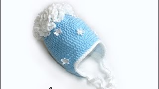 МК Теплая шапочка крючком с подкладом из флиса. (Часть 4) Crochet. Crocheted hat (cap).