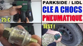 clé à choc parkside lidl à air comprimé pdss 310 lidl pneumatique boulonneuse