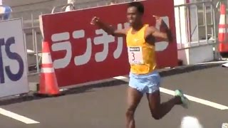 東京マラソン2016 フィニッシュ　1位〜45位　Tokyo Marathon Finish