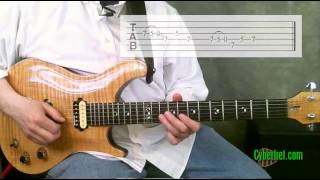 Double Pull-off Am Fusion Guitar Lick