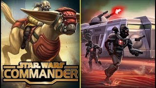 Fathier Rider + Imperial Troop Transport ! New Troops in Star Wars Commander Empire