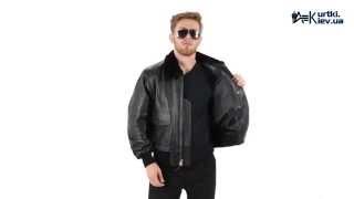 Лётная кожаная куртка "G-1 Leather Jacket Black" Alpha Industries