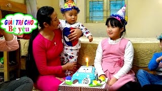BÉ HUYỀN MUA BÁNH GATO VÀ SINH NHẬT CÙNG EM TRAI by giai tri cho be yeu