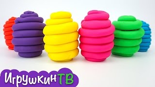 Сюрпризы Смешарики из пластилина Плей До