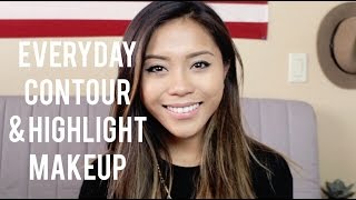 Everyday Contour & Highlight Makeup