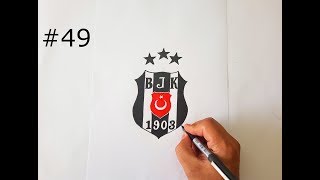 BEŞİKTAŞ (BJK) LOGO ÇİZİMİ (BEŞİKTAŞ LOGO DRAWİNG) #49