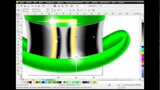 Как нарисовать цилиндр (шляпу) в CorelDRAW
