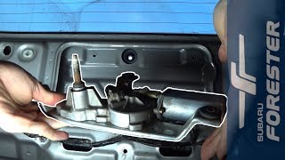 Ремонт механизма заднего дворника Subaru Forester
